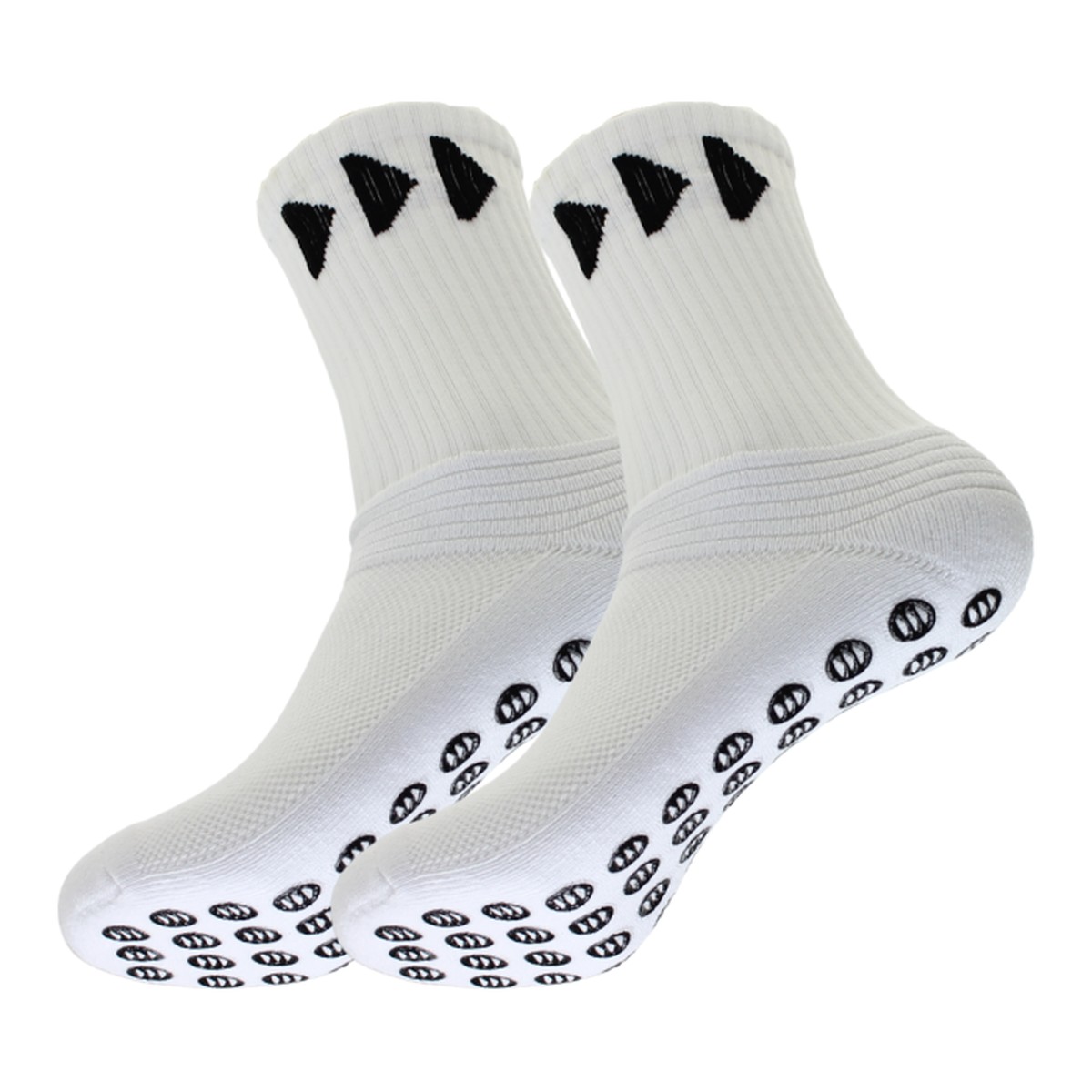 Pair of white SPHERA Performance Grip Socks